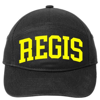 Regis Arch Vintage Retro College Athletic Sports 7-Panel Snapback Hat