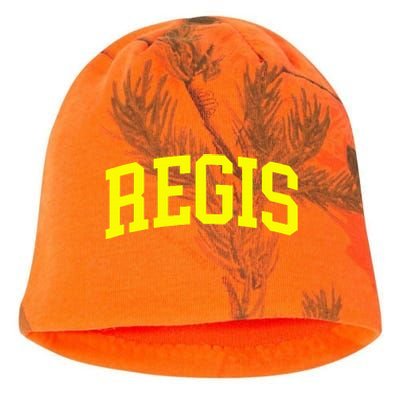 Regis Arch Vintage Retro College Athletic Sports Kati - Camo Knit Beanie