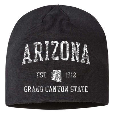 Retro Arizona Vintage Sports Design Sustainable Beanie