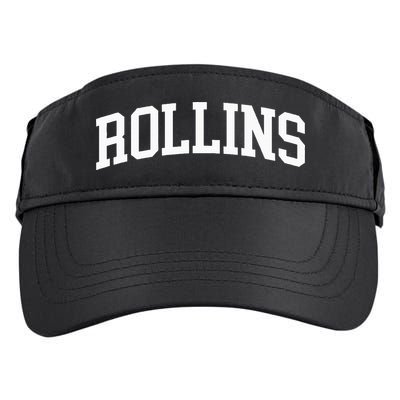 Rollins Arch Vintage Retro College Athletic Sports Adult Drive Performance Visor