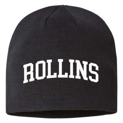 Rollins Arch Vintage Retro College Athletic Sports Sustainable Beanie