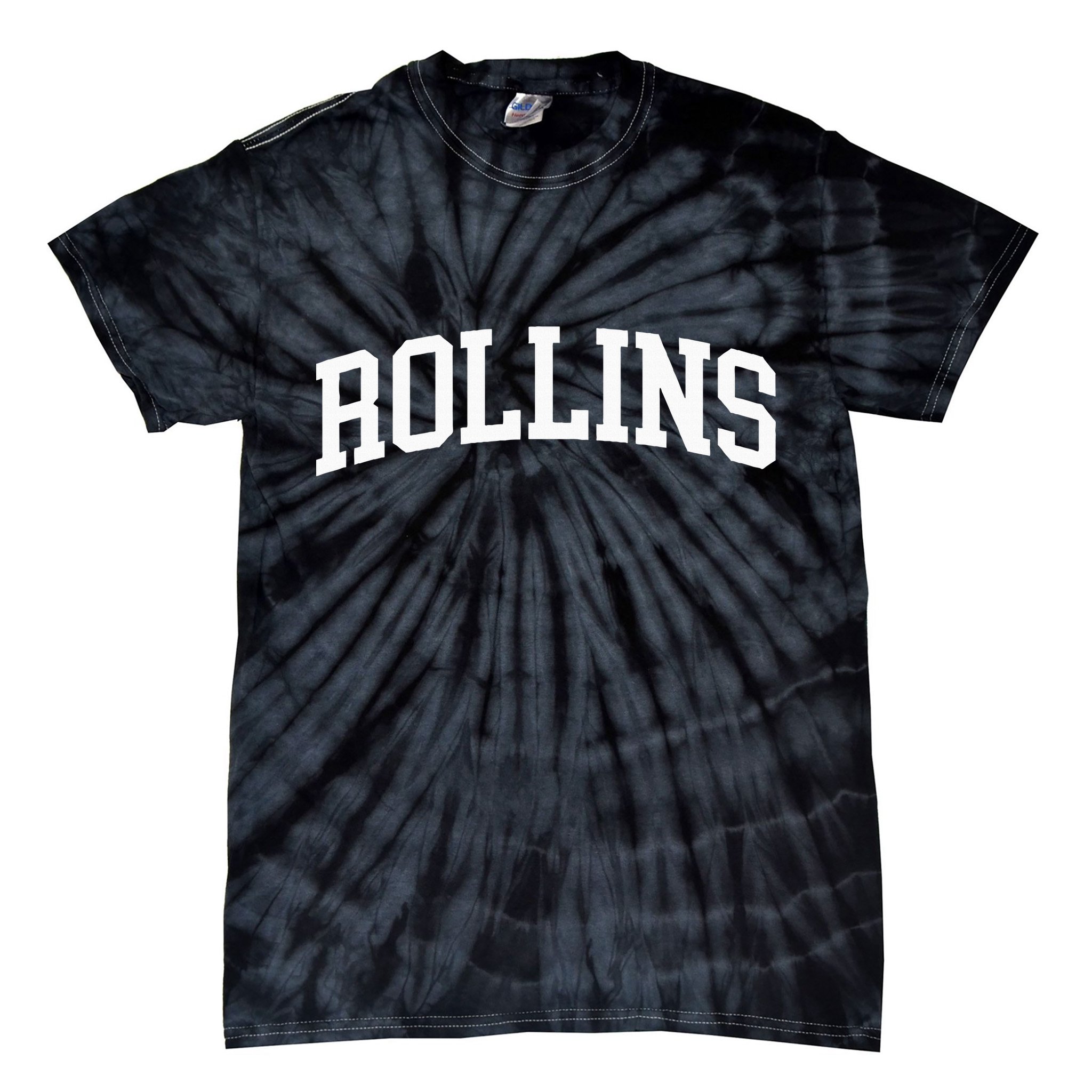 Rollins Arch Vintage Retro College Athletic Sports Tie-Dye T-Shirt