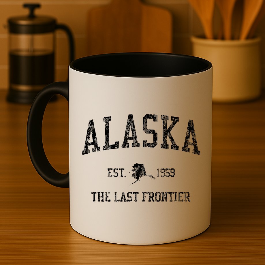 Retro Alaska Vintage Sports Mug