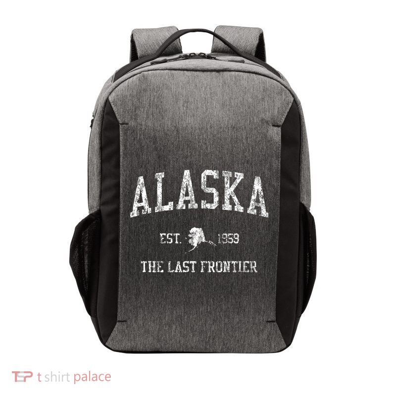 Retro Alaska Vintage Sports Vector Backpack
