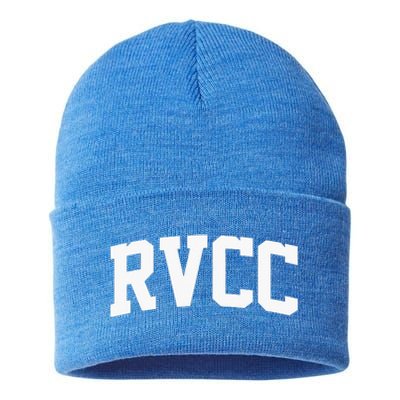 Rvcc Arch Vintage Retro College Sustainable Knit Beanie