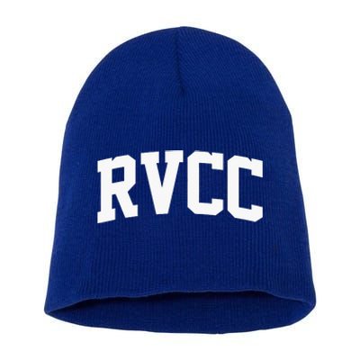 Rvcc Arch Vintage Retro College Short Acrylic Beanie