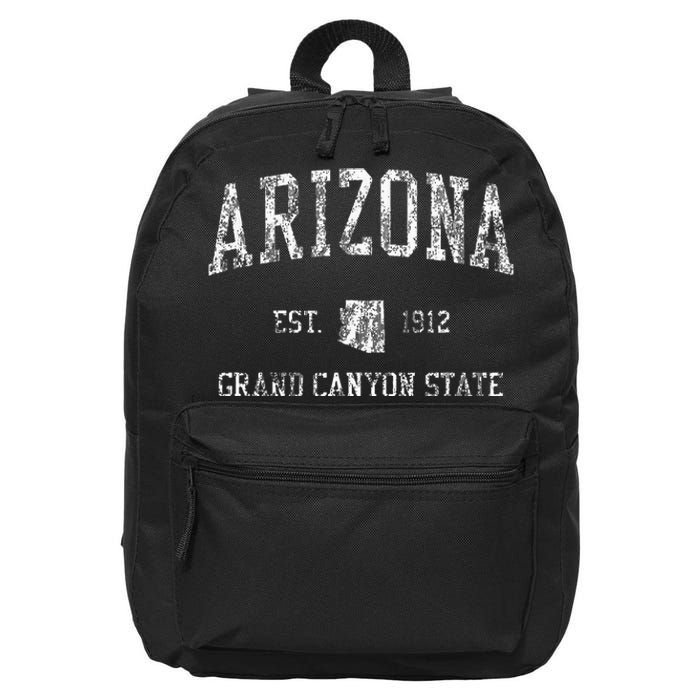 Retro Arizona Vintage Sports Design 16 in Basic Backpack