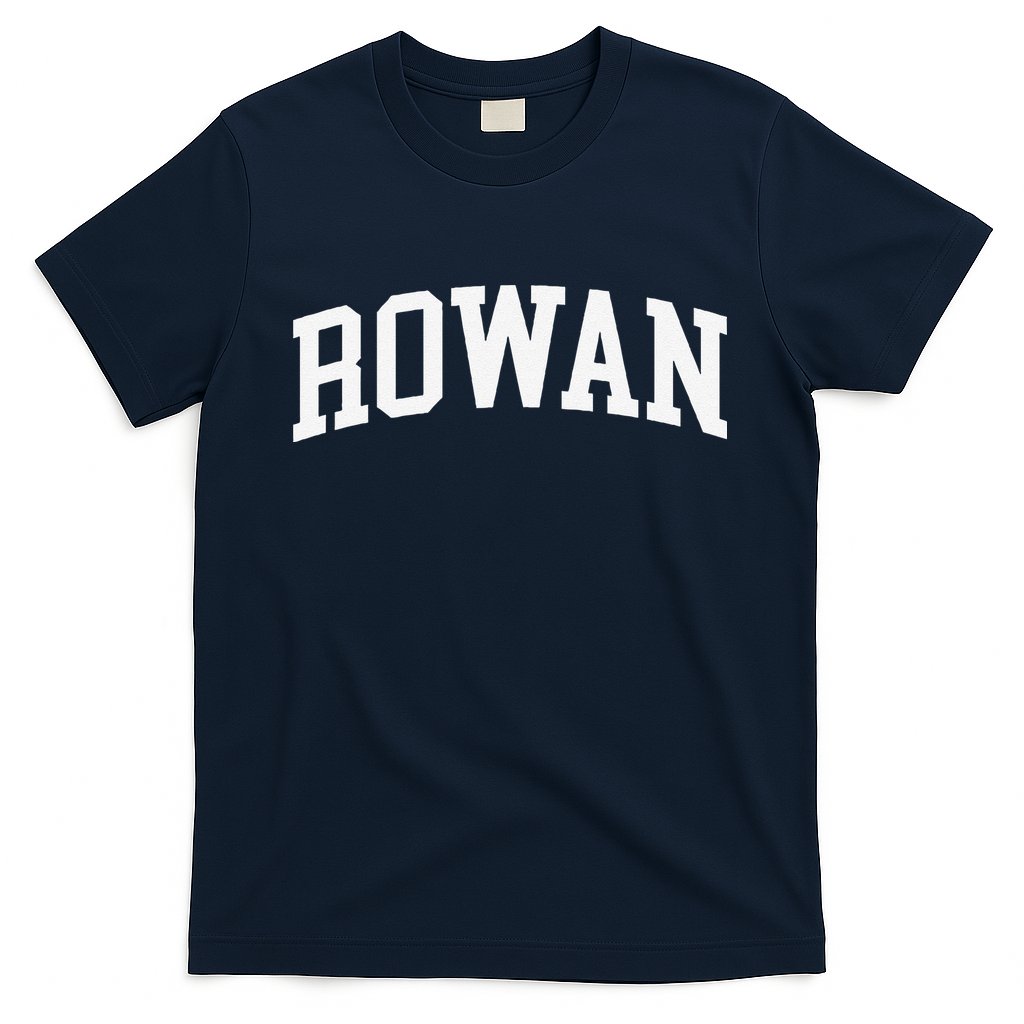 Rowan Arch Vintage Retro College Athletic Sports T-Shirt