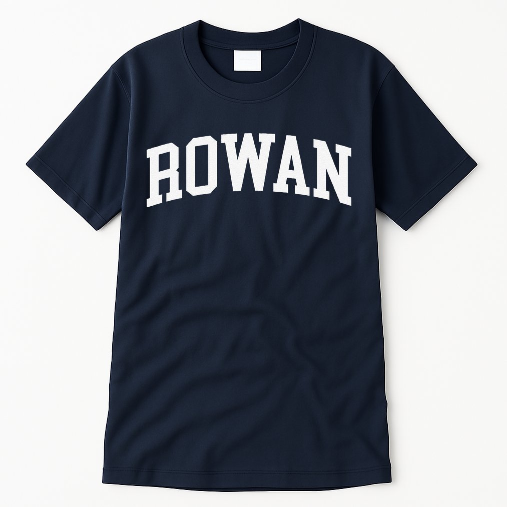 Rowan Arch Vintage Retro College Athletic Sports Tall T-Shirt