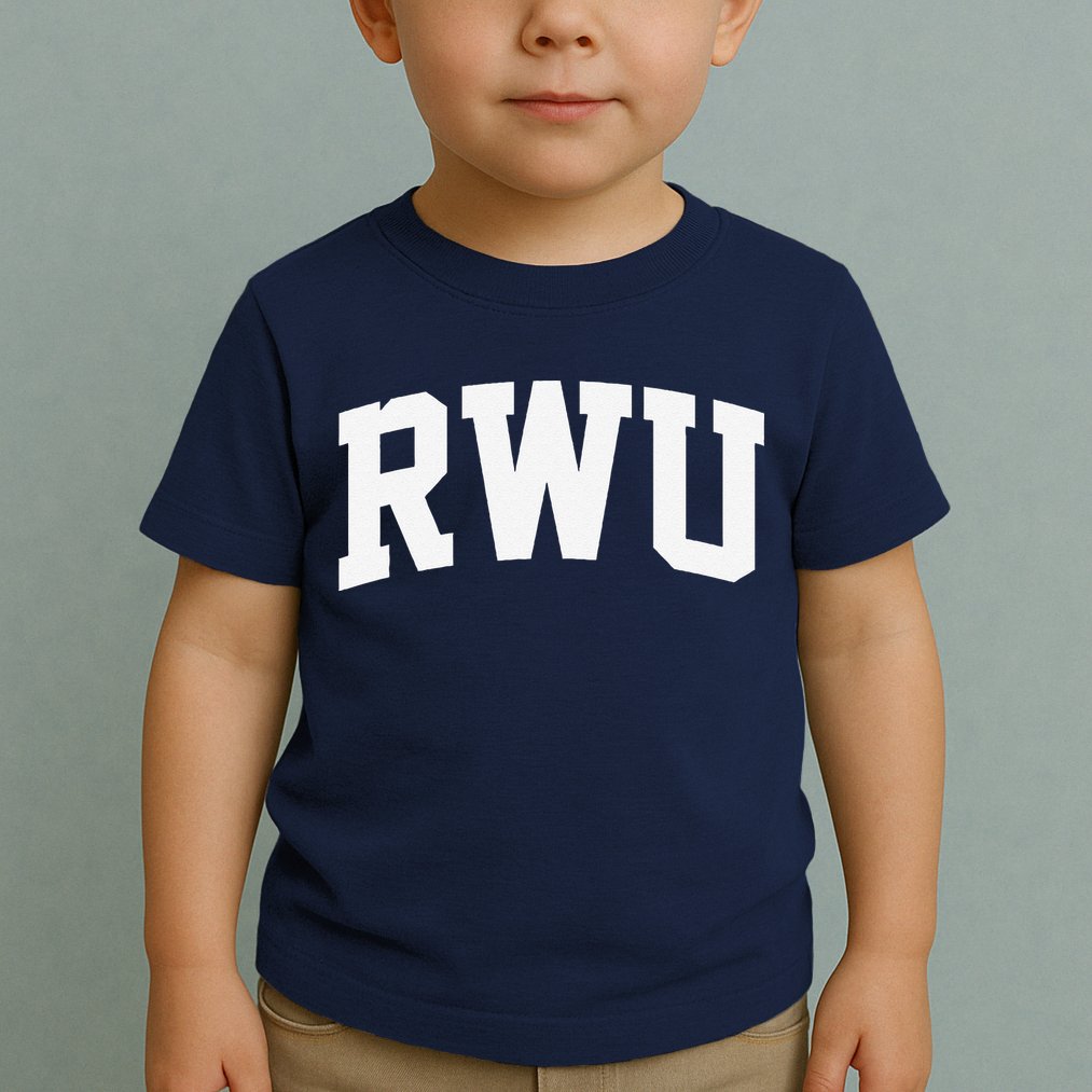 Rwu Arch Vintage Retro College Athletic Sports Toddler T-Shirt