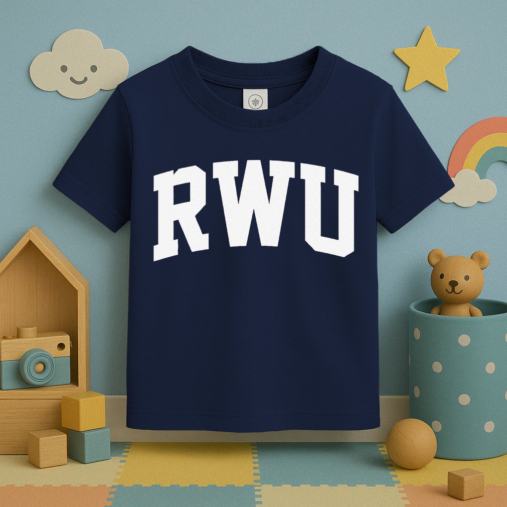Rwu Arch Vintage Retro College Athletic Sports Toddler T-Shirt