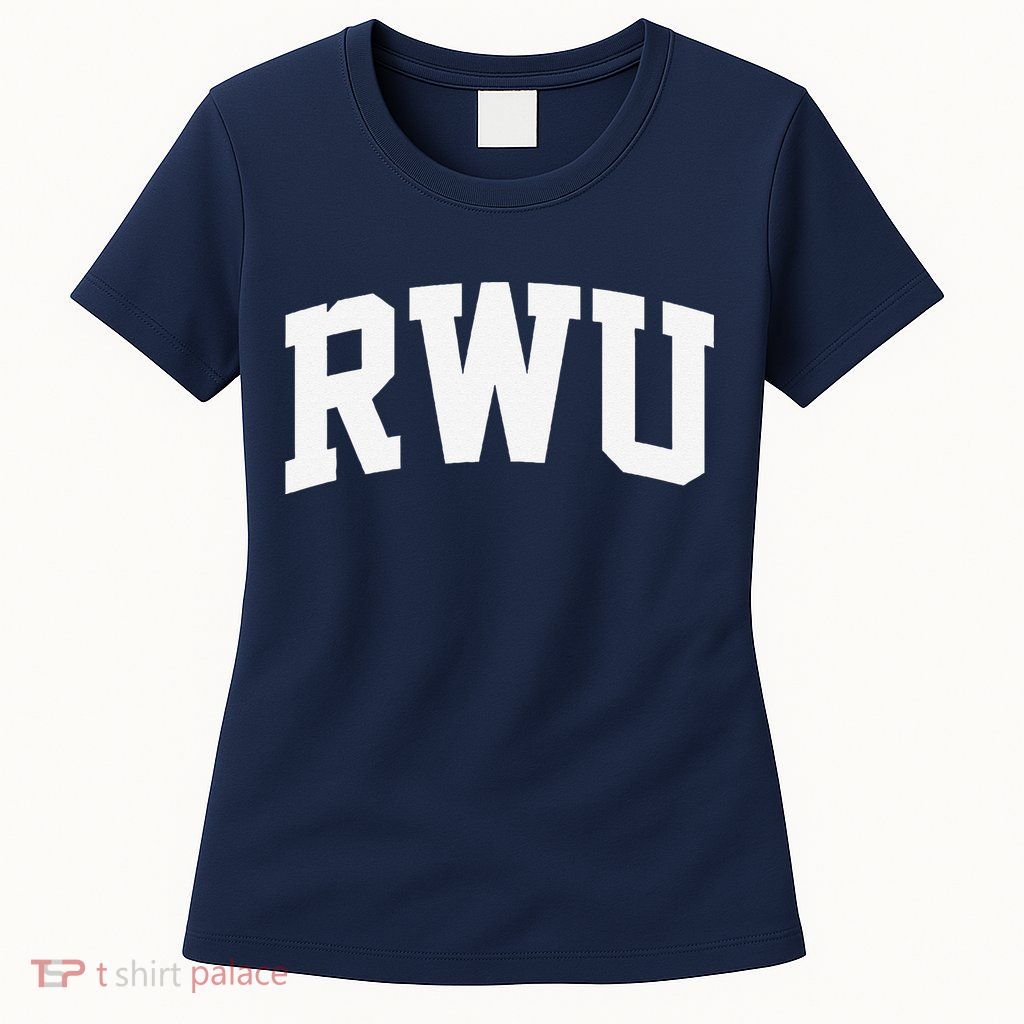 Rwu Arch Vintage Retro College Athletic Sports Womens T-Shirt