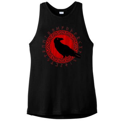 Raven Viking Cirlce Ladies PosiCharge Tri-Blend Wicking Tank