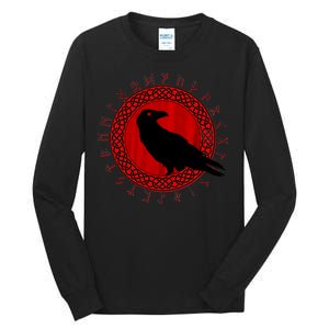 Raven Viking Cirlce Tall Long Sleeve T-Shirt