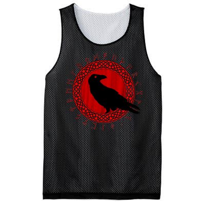 Raven Viking Cirlce Mesh Reversible Basketball Jersey Tank