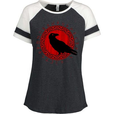 Raven Viking Cirlce Enza Ladies Jersey Colorblock Tee