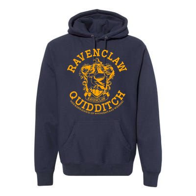 Ravenclaw Quidditch Crest Logo Premium Hoodie