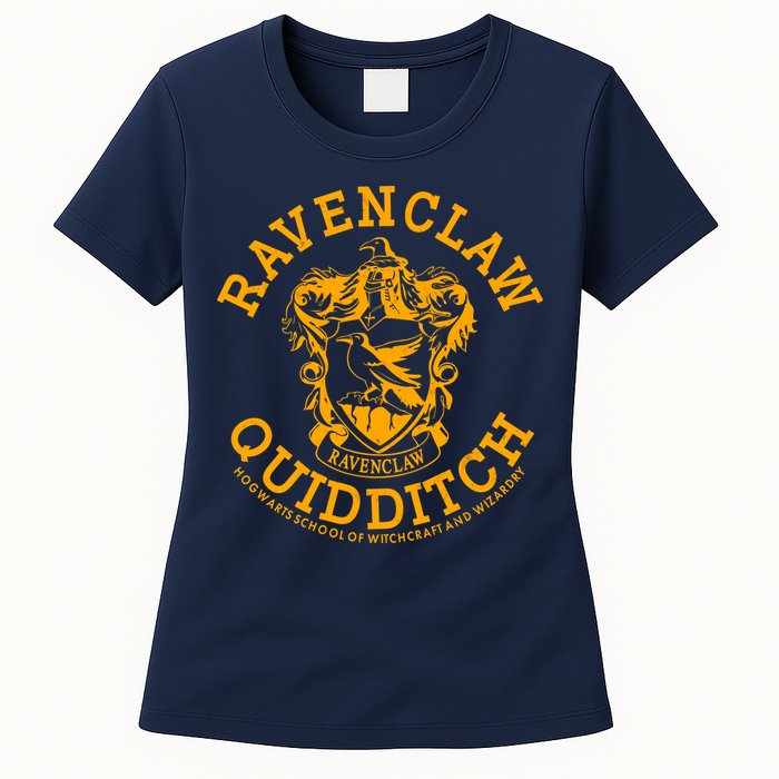 Ravenclaw Quidditch Crest Logo Womens T-Shirt