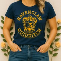 Ravenclaw Quidditch Crest Logo Womens T-Shirt