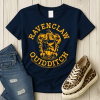 Ravenclaw Quidditch Crest Logo Womens T-Shirt