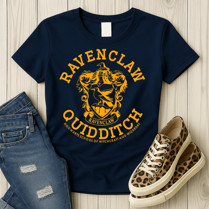 Ravenclaw Quidditch Crest Logo Womens T-Shirt