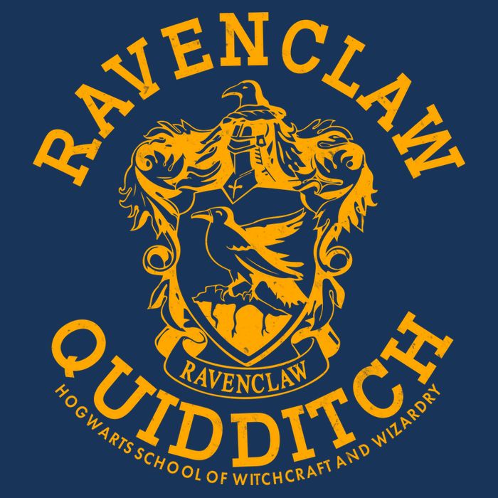 Ravenclaw Quidditch Crest Logo Womens T-Shirt
