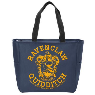 Ravenclaw Quidditch Crest Logo Zip Tote Bag