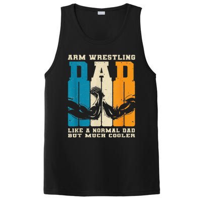 Retro Arm Wrestling Dad Normal Dad But Cooler Armwrestling PosiCharge Competitor Tank