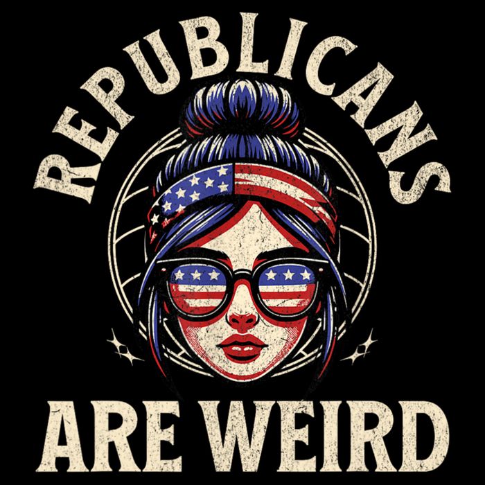 Republicans Are Weird Funny Political Election 2024 Doggie Tank
