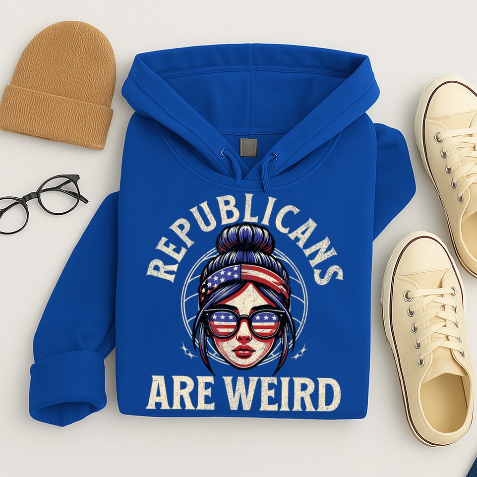 Republicans Are Weird Funny Political Election 2024 Hoodie