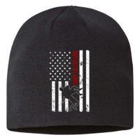 Retro American Wrestling Apparel US Flag Wrestling Sustainable Beanie