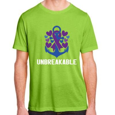 Rheumatoid Arthritis Warrior Unbreakable Great Gift Awareness Gift Adult ChromaSoft Performance T-Shirt