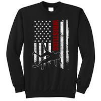 Retro American Wrestling Apparel US Flag Wrestling TShirt Sweatshirt