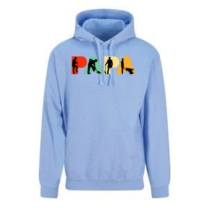 Retro Agricultural Worker Dad Proud Papa Gift Funny Gift Unisex Surf Hoodie