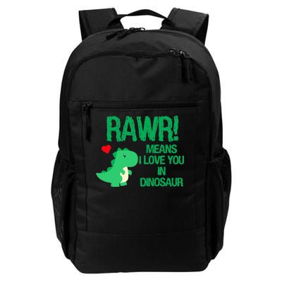 Rawr Means I Love You In Dinosaur Daily Commute Backpack