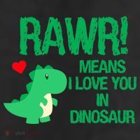 Rawr Means I Love You In Dinosaur 11oz C Handle Ceramic Mug