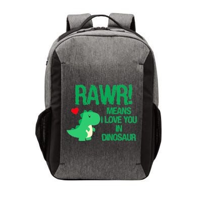 Rawr Means I Love You In Dinosaur Vector Backpack