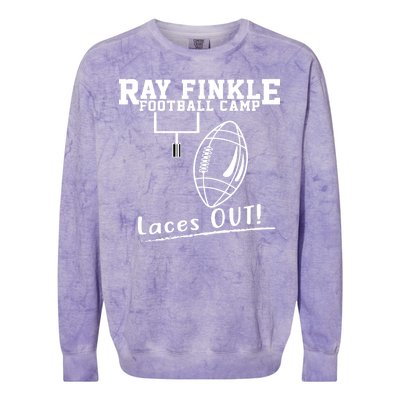 Ray Finkle Football Camp Laces Out Colorblast Crewneck Sweatshirt