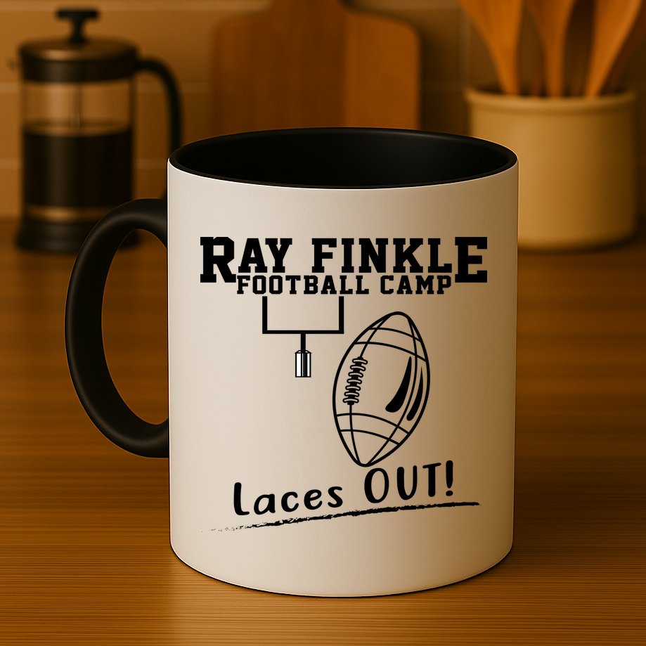 Ray Finkle Football Camp Laces Out Mug