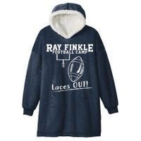 Ray Finkle Football Camp Laces Out Hooded Wearable Blanket