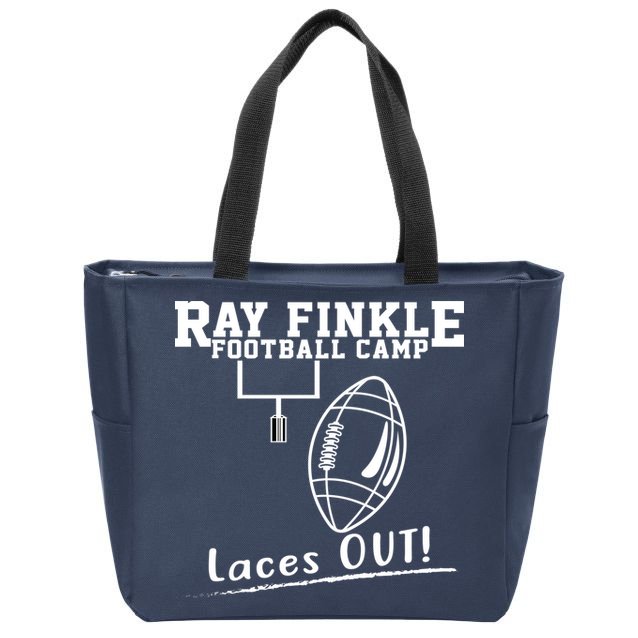 Ray Finkle Football Camp Laces Out Zip Tote Bag