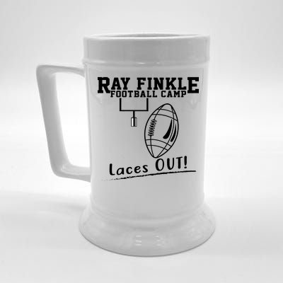 Ray Finkle Football Camp Laces Out Beer Stein