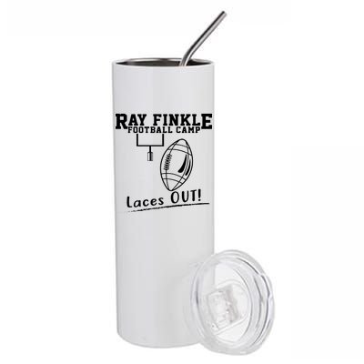 Ray Finkle Football Camp Laces Out Stainless Steel Tumbler