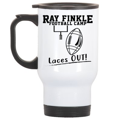 Ray Finkle Football Camp Laces Out Stainless Steel Travel Mug