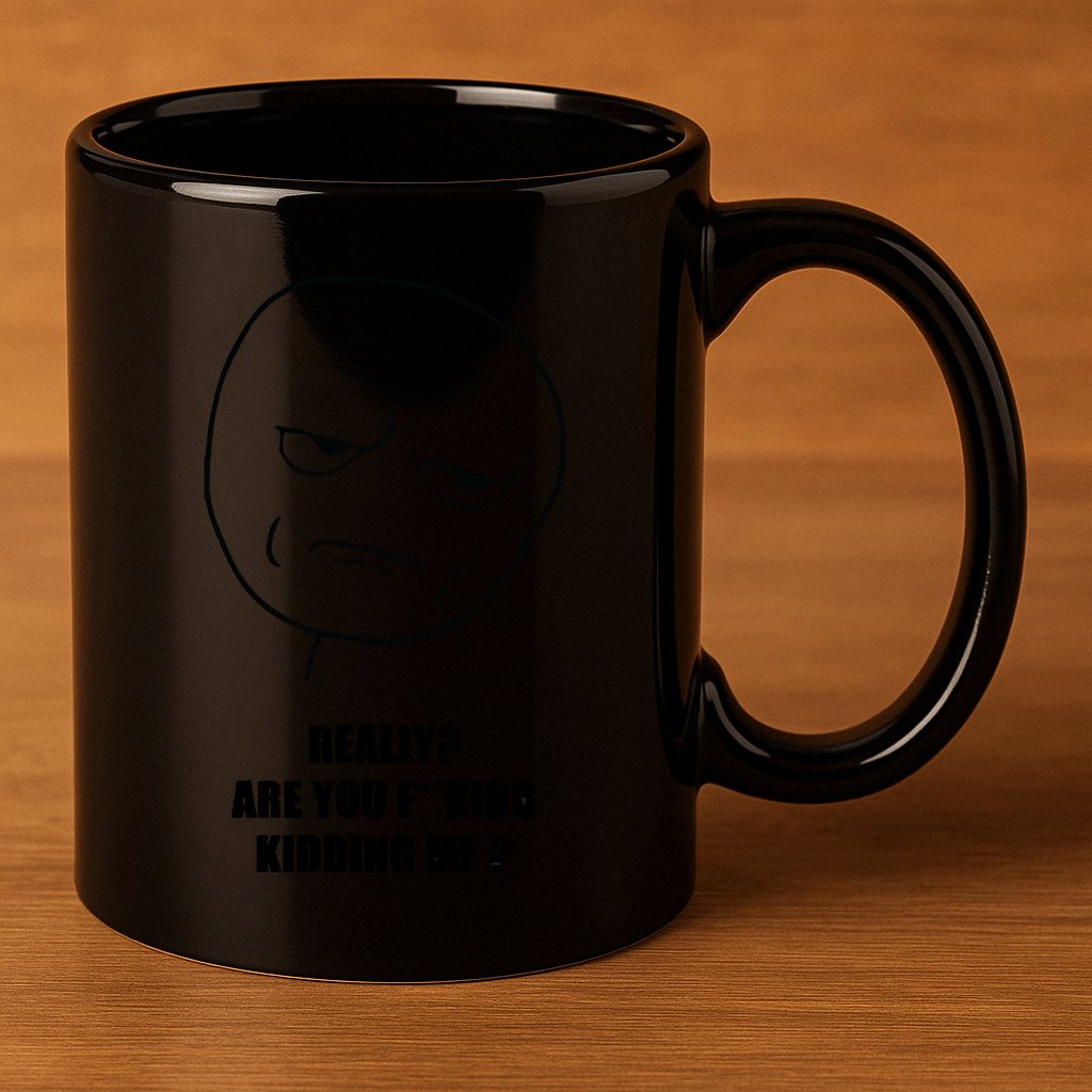 Really Are You Fking Kidding Me 11oz C Handle Ceramic Mug