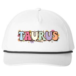 Retro Astrology Zodiac Sign April Or May Birthday Taurus Snapback Five-Panel Rope Hat