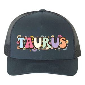 Retro Astrology Zodiac Sign April Or May Birthday Taurus Yupoong Adult 5-Panel Trucker Hat