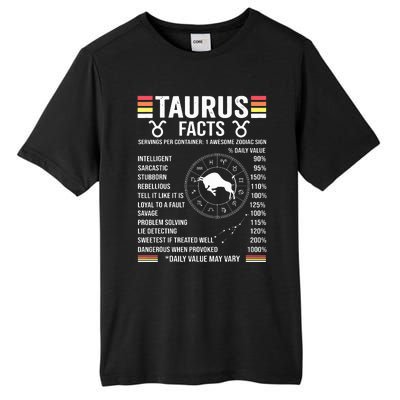 Retro Astrology Zodiac Sign April Or May Birthday Taurus Tall Fusion ChromaSoft Performance T-Shirt