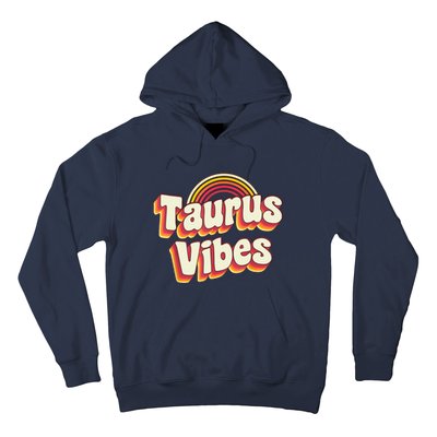 Retro Astrology Zodiac Sign April Or May Birthday Taurus Hoodie