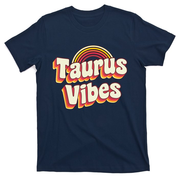 Retro Astrology Zodiac Sign April Or May Birthday Taurus T-Shirt